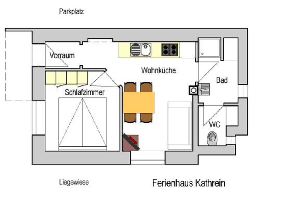 Ferienhaeuschen Kathrein Villa Ehenbichl Værelse billede